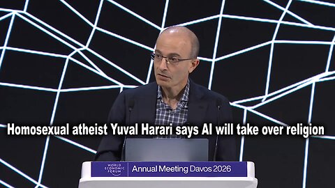 Homosexual atheist Yuval Harari says AI will take over religion