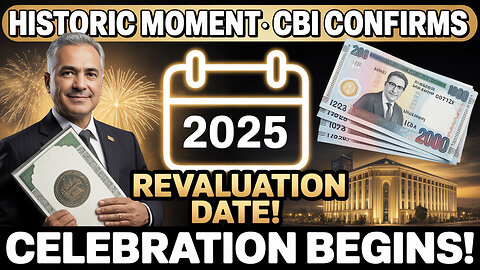 Historic Moment 🎯 CBI Confirms Iraqi Dinar Revaluation Date – Celebration Begins! 💥Today's IQD News!