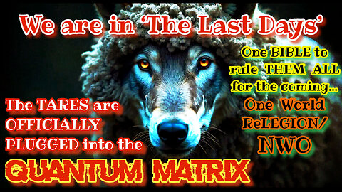 The TARES are OFFICIALLY PLUGGED into the 'Quantum Matrix'