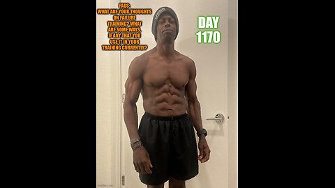 FAQ: What are my thoughts on Failure Training and what use do I find for it? (Day 1170)