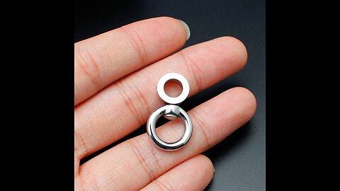 Stainless Steel Swivel Keychain Connector (1-Pack)
