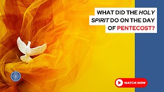 What did the Holy Spirit do on the day of Pentecost?