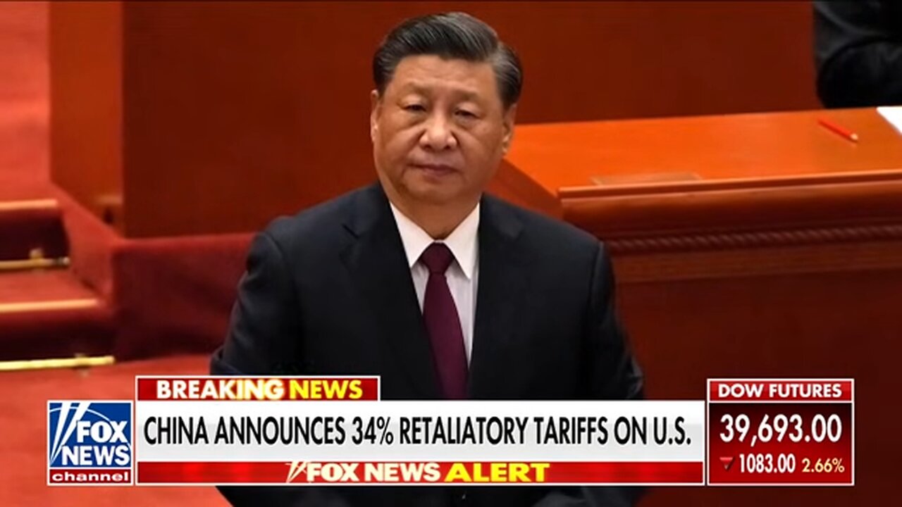 BREAKING: China slaps 34% retaliatory tariffs on US