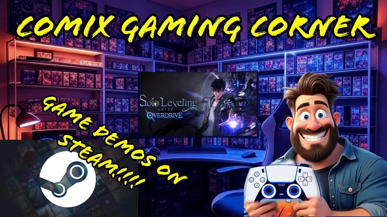 Let's Play Some Steam Demos! Solo Leveling, RC Car Racing, maybe more? - Comix Gaming Corner 6/18/25