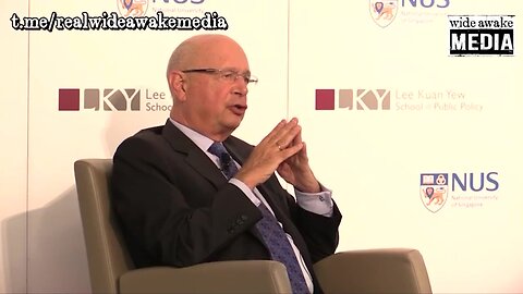 Speaking in 2016, founder of the World Economic Forum, Klaus Schwab -