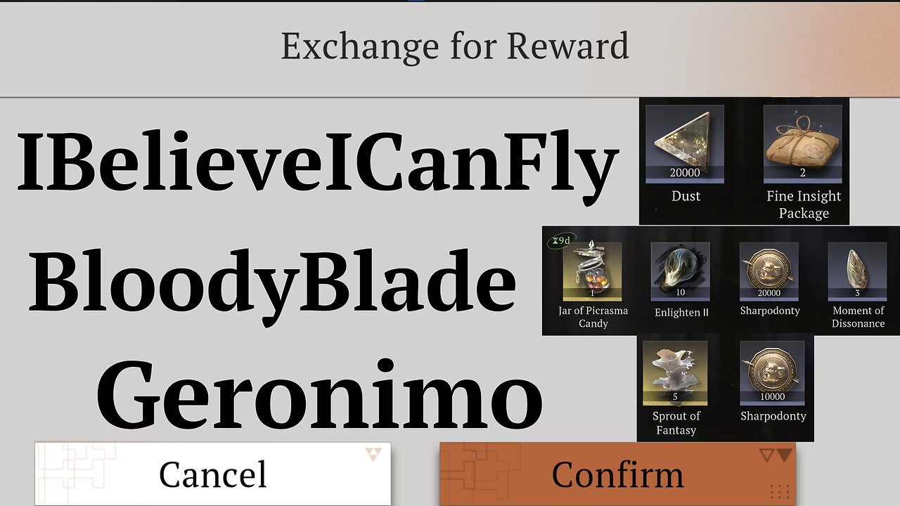 August 15, 2025 ITEM Codes (Reverse 1999)