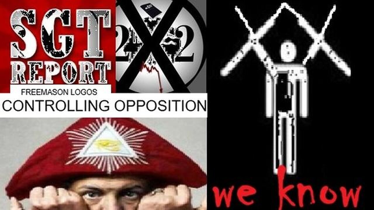 Freemason Symbols Hidden in Logos - SGT Report, X22 Report, And We Know
