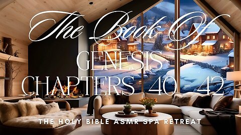 The Book of Genesis - Chapters 40 - 42 - The Holy Bible ASMR Spa Retreat
