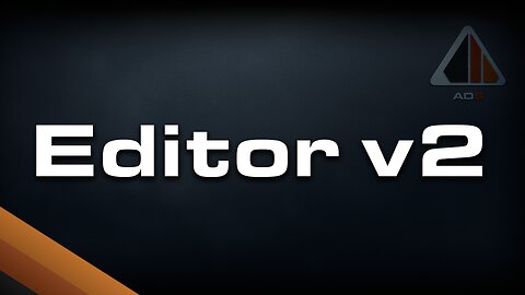 ADS v2 Editor and Gameplay demo
