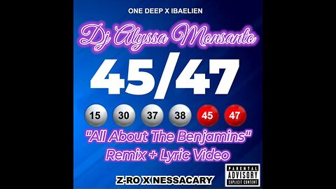 Nessacary - 45/47 (ft. Z-Ro)(Dj Alyssa Monsanto's All About The Benjamins Remix)(Slowed Lyric Video)