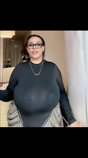 She’s not hiding those!