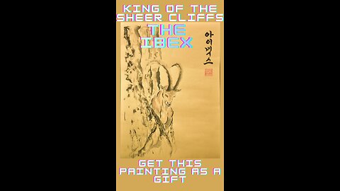 🐐 Ibex – King of the Cliffs | Korean Art