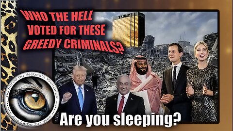TRUMP KUSHNER NETANYAHU a long-planned genocide in Gaza