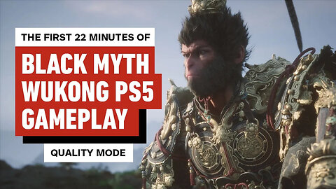 Black Myth - Wukong PS5 Gameplay - The First 22 Minutes (Quality Mode)