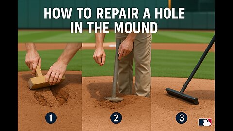 MLB Groundskeeper Secrets: Fixing the mound