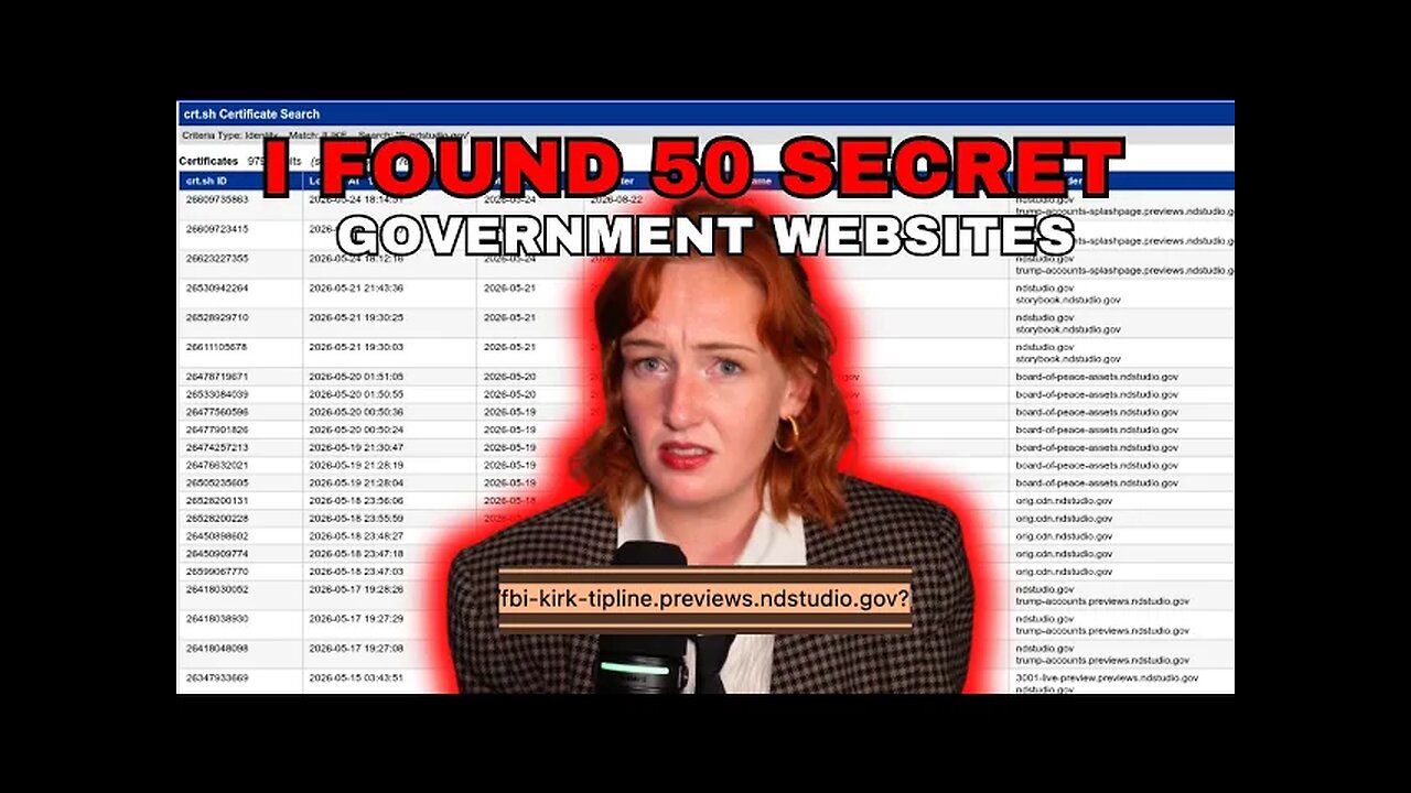 She found a second vote.gov and it's registered to the White House