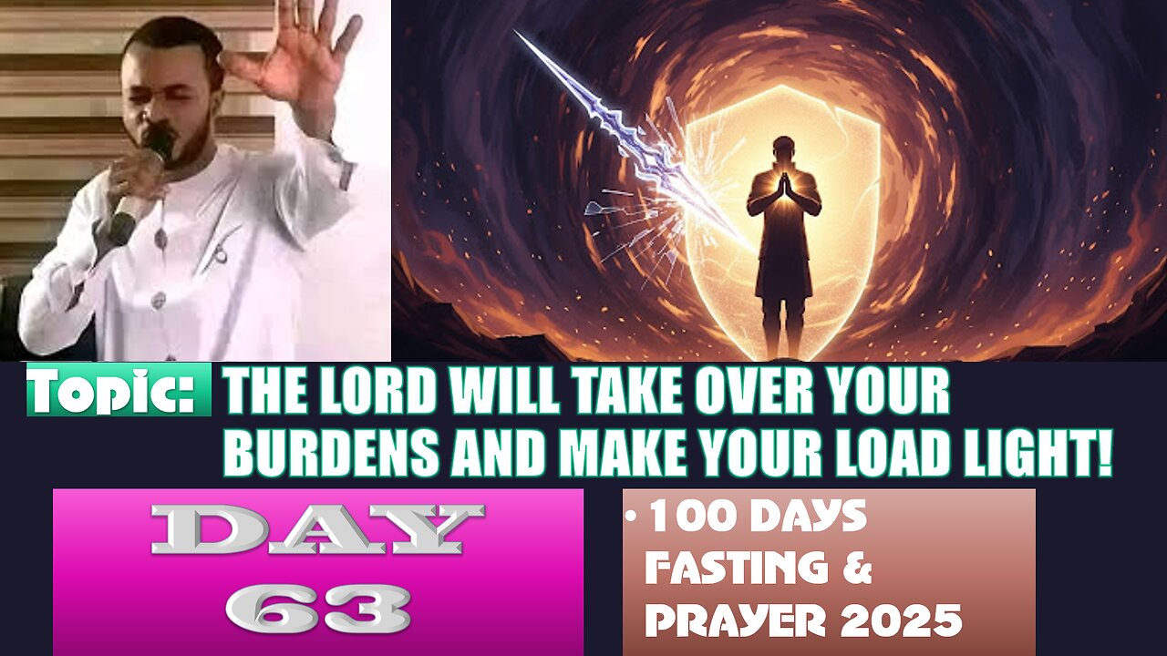 Day 63 | Friday, September 5th, 2025 —THE LORD WILL TAKE OVER YOUR BURDENS AND MAKE YOUR LOAD LIGHT!
