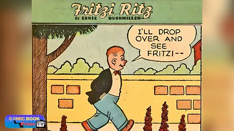 The mushy letters Fritzi Ritz and Phil Fumble By Ernie Bushmiller classic comic strip Nancy’s Aunt