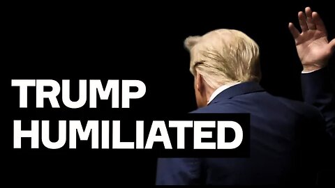 TRUMP HUMILIATED - But West Still IN CHAOS