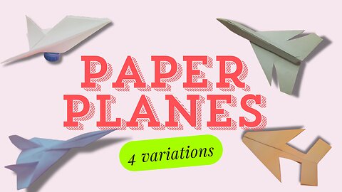 4 More Awesome Paper Planes to Make | Easy Flying Paper Craft