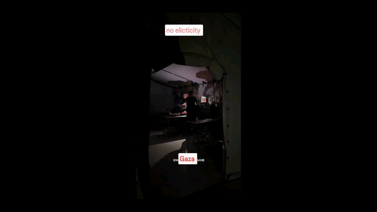 Heartbreaking Scene: Child Treated by Phone Light in Gaza Hospital #shorts #gazaunderattack