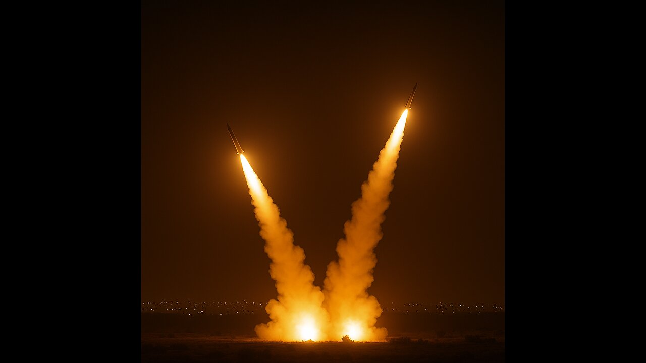 WATCH: Iranian Ballistic Missiles Launched, Likely from Ahvaz