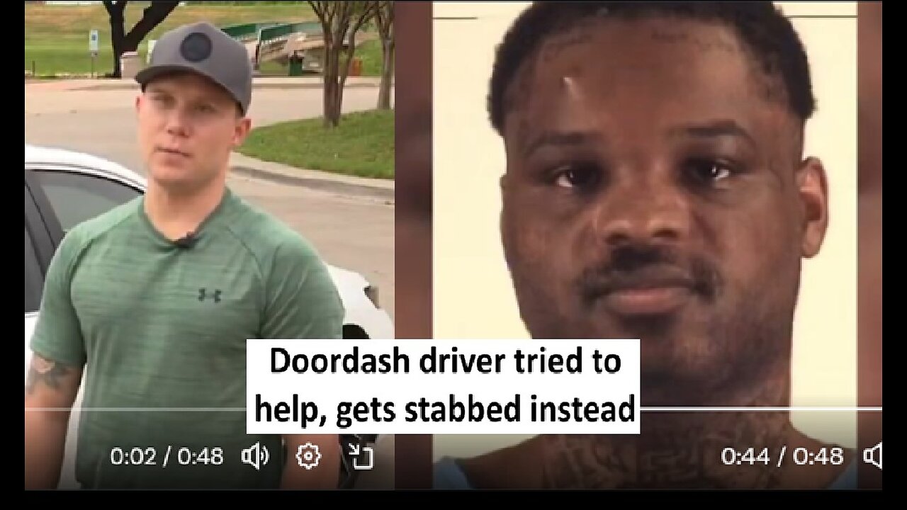Doordash driver stabbed by beggar after trying to help
