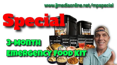 3-Month Emergency Food Kit w/ FREE 4-Week Food Kit #Food #Emergency