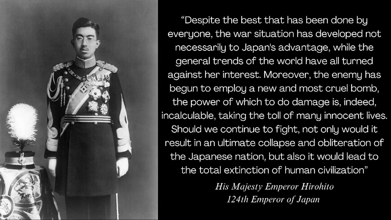 Japan unconditionally surrendered