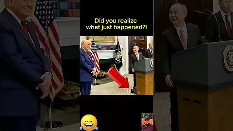 Donald Trump Funny Moments 😂😂 #donaldtrump #funny #moment #trumpfamily #whitehouse #viral