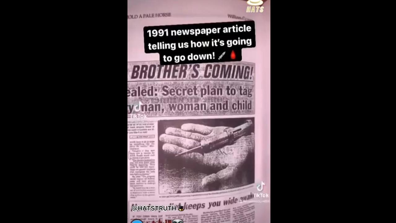 Is that part of a conspiracy as well, dating back to 1991? ~ William Cooper knew & tried to warn us