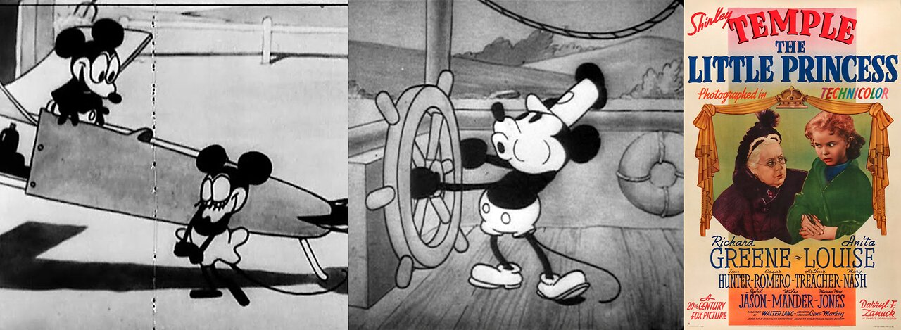 PEDOZ Xposed! Plane Crazy - Little Princess - Steamboat Willie!? (1928, 1939)