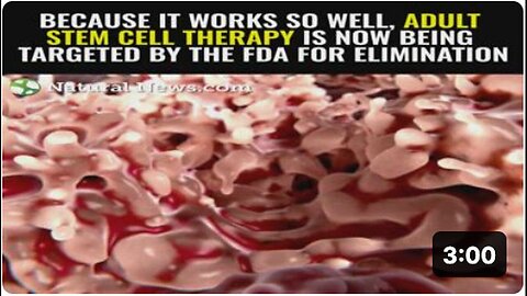 "FDA Targets Adult Stem Cell Therapy for Elimination Due to Its Effective Results"