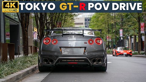 Tokyo⛩️ POV Drive in a R35 GT-R ⭕️⭕️\_____/⭕️⭕️ Odaiba Ginza Tokyo Station | Car ASMR | 4K HDR