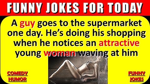 🤣 BEST JOKES OF THE DAY - Wile shopping an attractive woman
