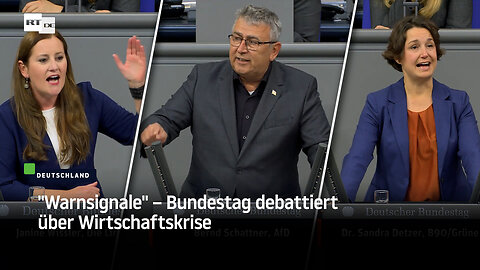 "Warnsignale" – Bundestag debattiert über Wirtschaftskrise