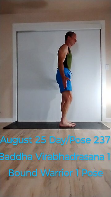 Baddha Virabhadrasana 1 / Bound Warrior 1 Pose