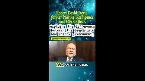 Robert David Steele explains the difference between the deep state and shadow government.