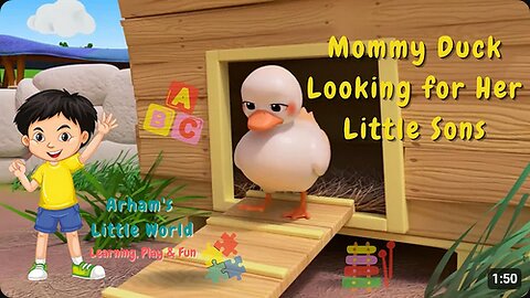 Mommy Duck _ Nursery Rhymes _ Kids Songs _ Kids Cartoons _ Educational Videos _ Kindergarten