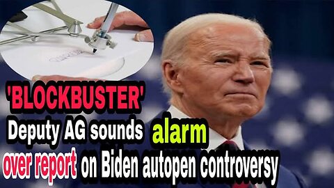 “Former DOJ Official Drops Bombshell on Biden’s Auto-Pen Scandal”