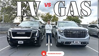2025 GMC Sierra EV vs Sierra GAS