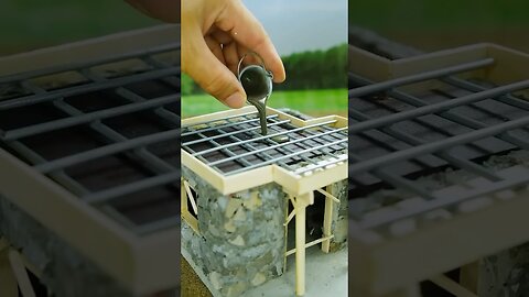 How to build a two story house from stone #vfuho #diy #house #miniature 