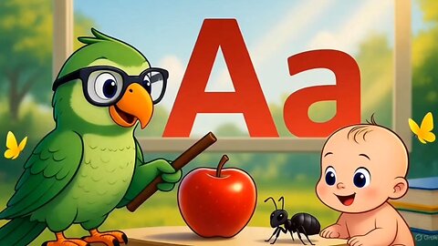 🦜 Learn A to Z Alphabets with Parrot Teacher | Fun ABC Learning for Kids