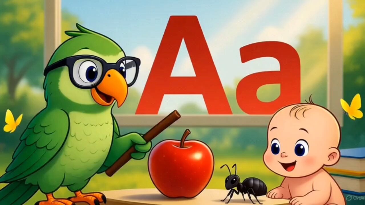 🦜 Learn A to Z Alphabets with Parrot Teacher | Fun ABC Learning for Kids