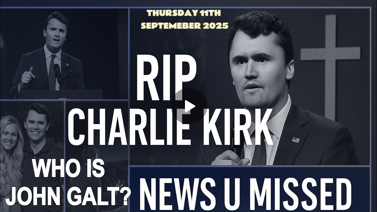 CHARLIE WARD NEWS U MISSED. RIP CHARLIE KIRK. WHO IS John Galt?