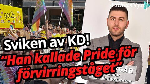 KD-toppen hoppar av – kallar Pride för ”förvirringståget”!