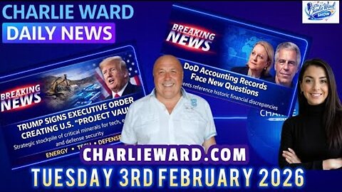 DAILY NEWS WITH CHARLIE WARD & DREW DEMI TUE 3RD FEBRUARY 2026