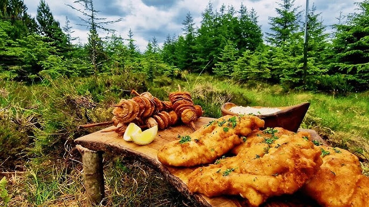 The CRISPIEST Fish and Chips! 🤤