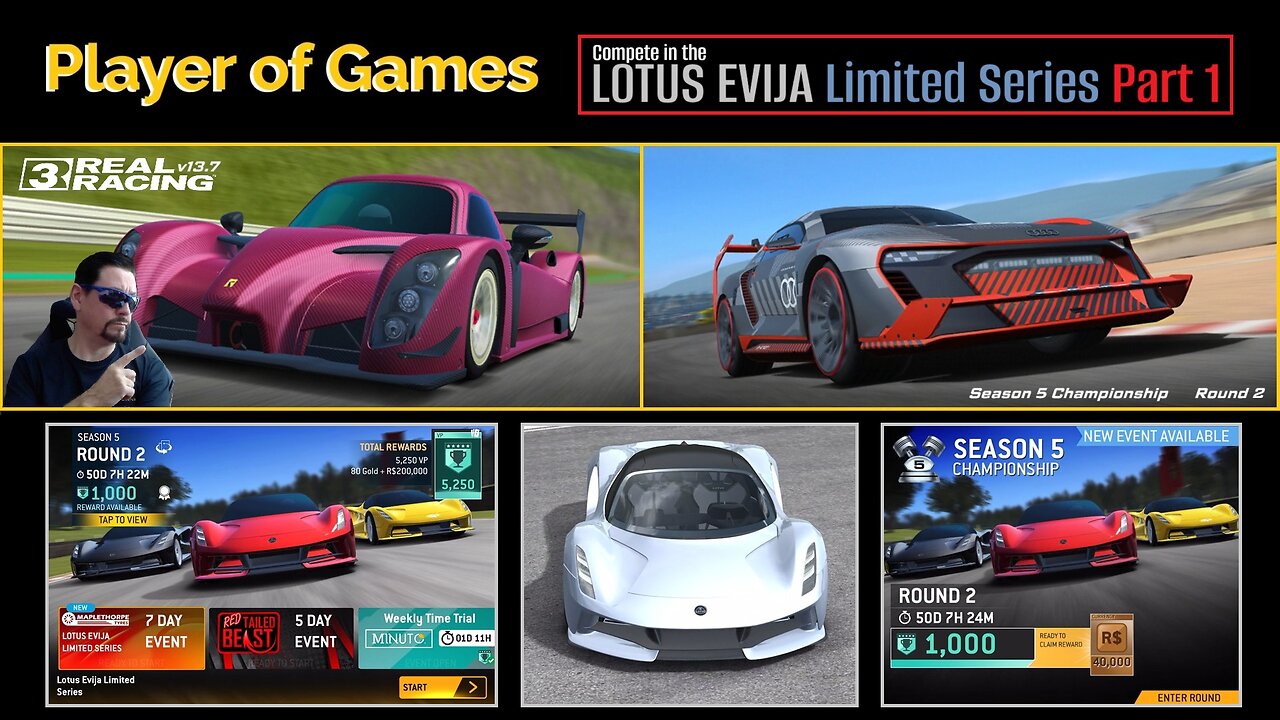 Player of Games: Real Racing 3 Update 13.7: Compete in the LOTUS EVIJA Limited Series Part 1