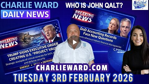 CHARLIE WARD DAILY NEWS WITH CHARLIE WARD & DREW DEMI TUE 3RD FEBRUARY 2026